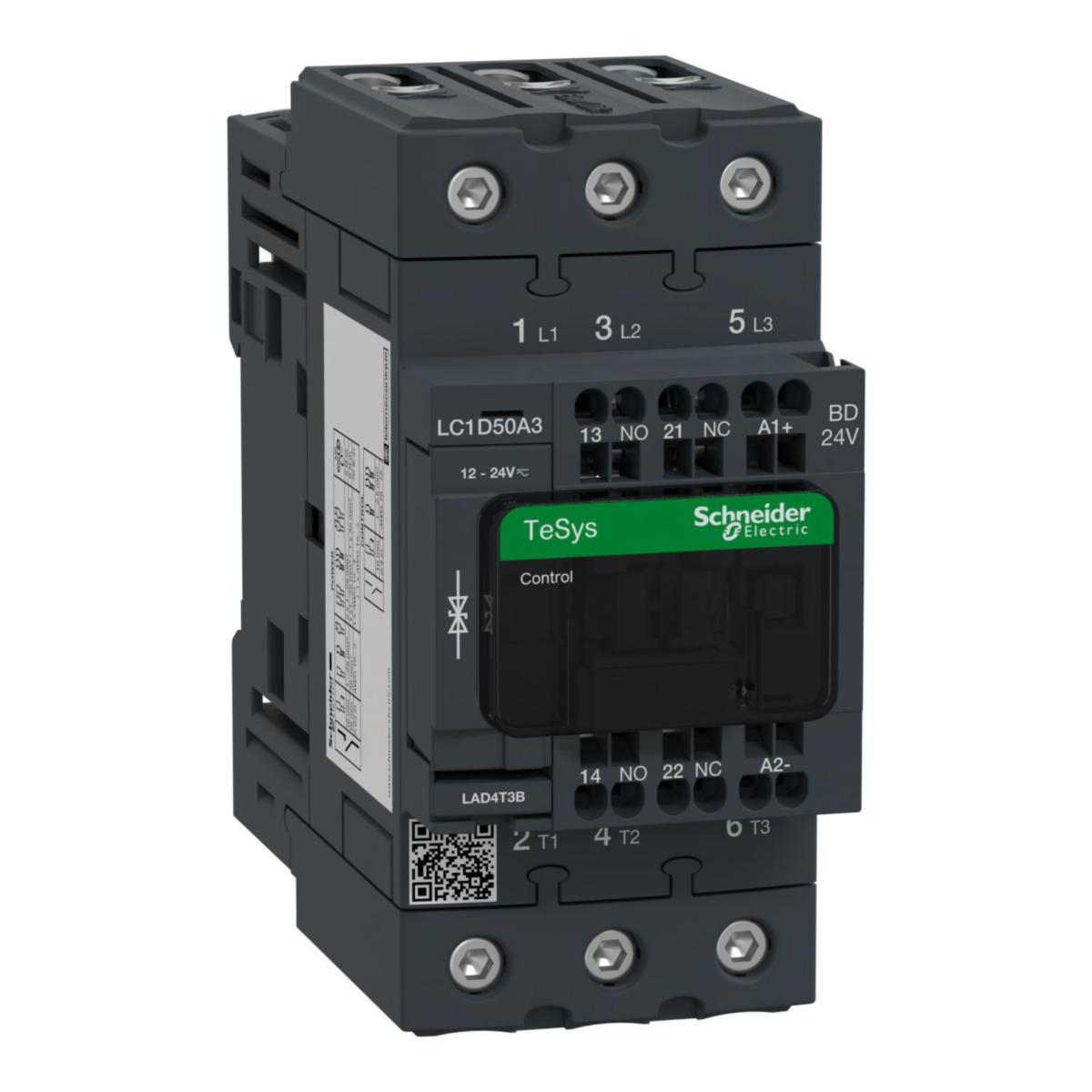 Kontaktorer Schneider LC1D 50AC3 pol Elink - Schneider Electric