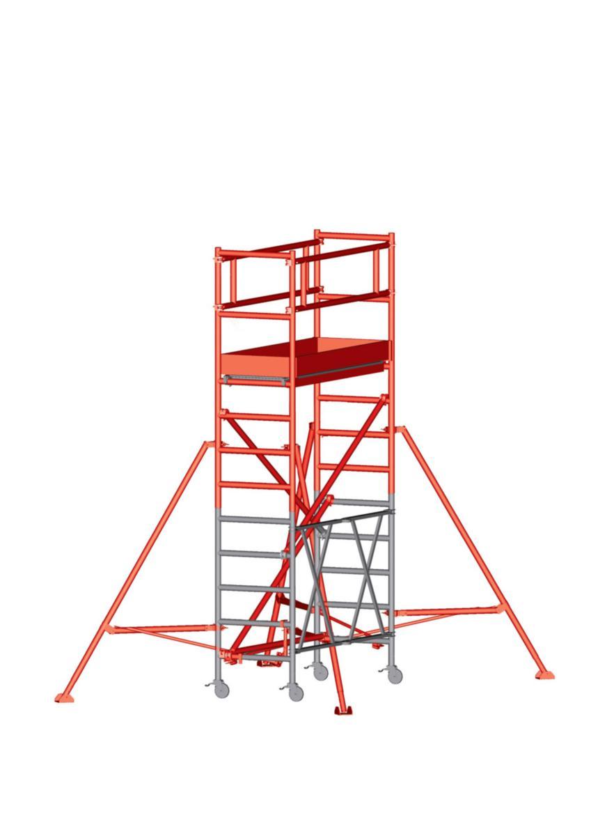 Påbyggingspakke klappstillas Zarges Z600