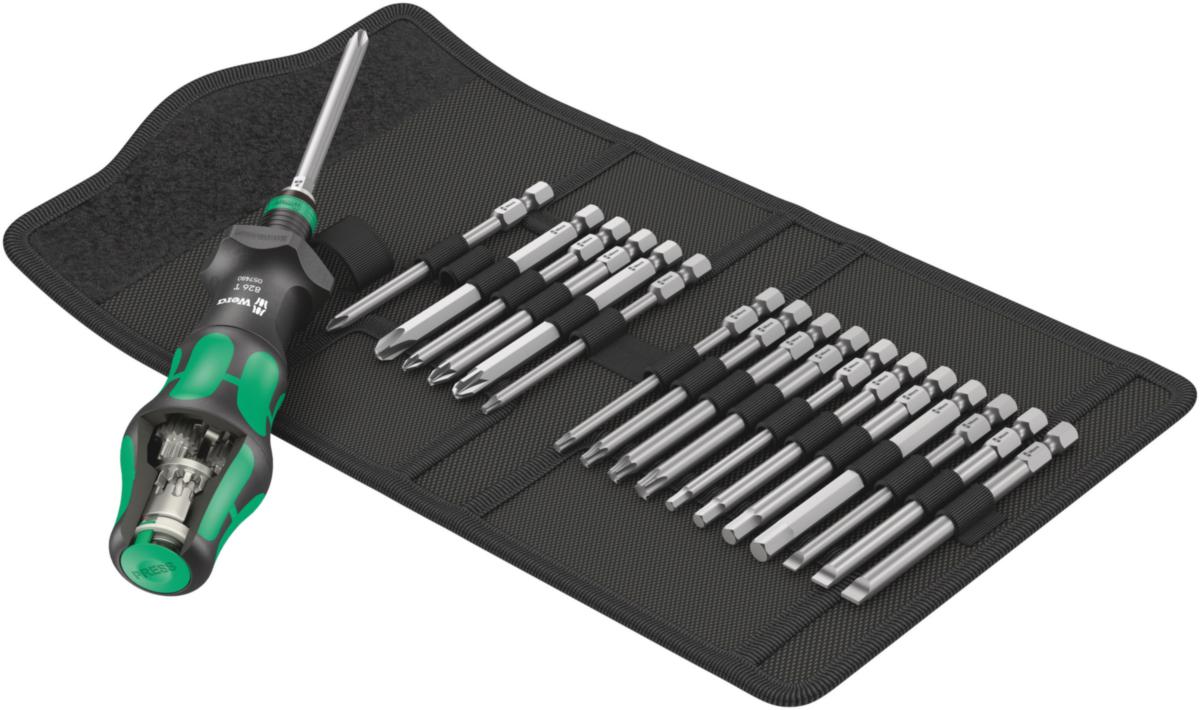 Skrutrekkersett kraftform TRB1 Wera