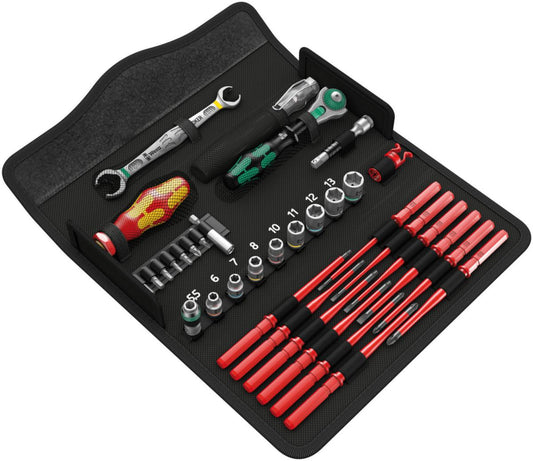 Bits-og pipesett Wera Kraftform Kompakt W 1