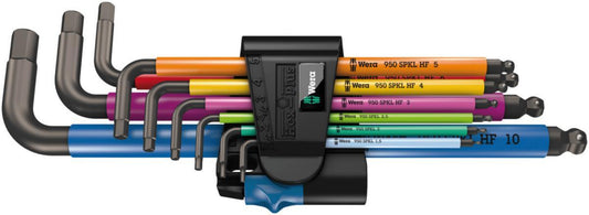Vinkelnøkkelsett Wera 950/9 H1-5 HEX-Plus 9pk
