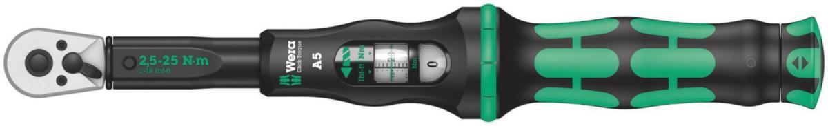 Momentnøkkel Wera A5 1/4"