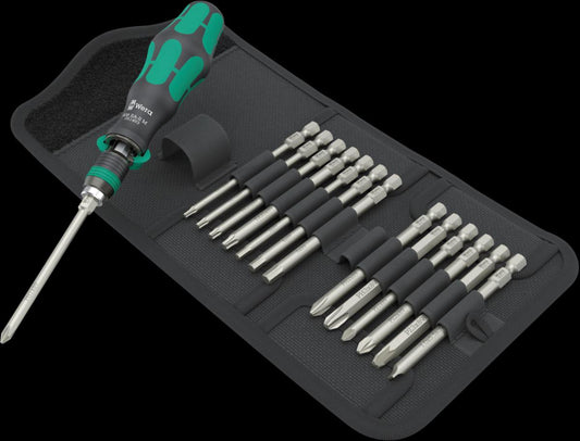 Skrutrekkersett Wera 1/4"