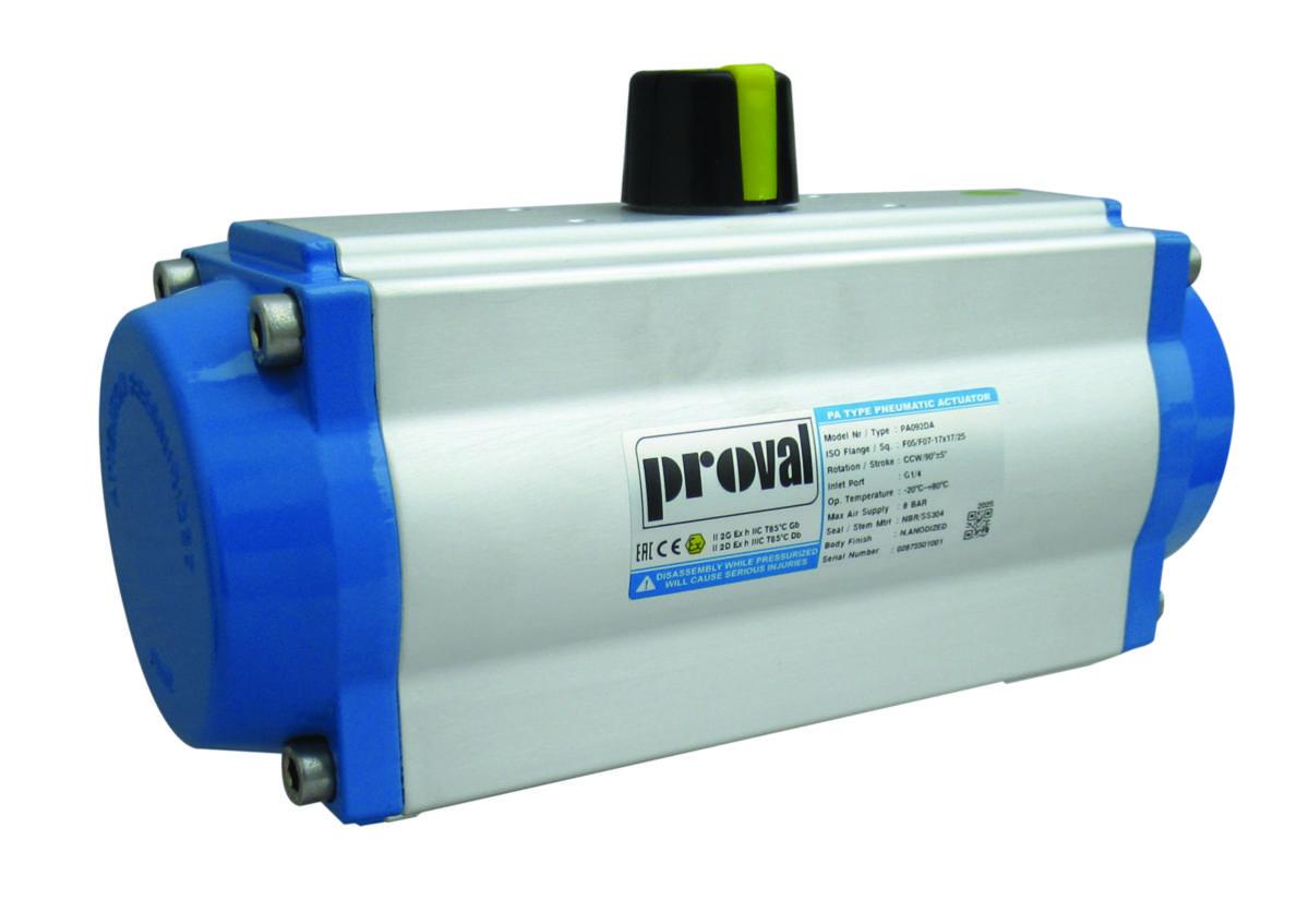 Aktuator pneumatisk dobbelt virkende, A210 Proval