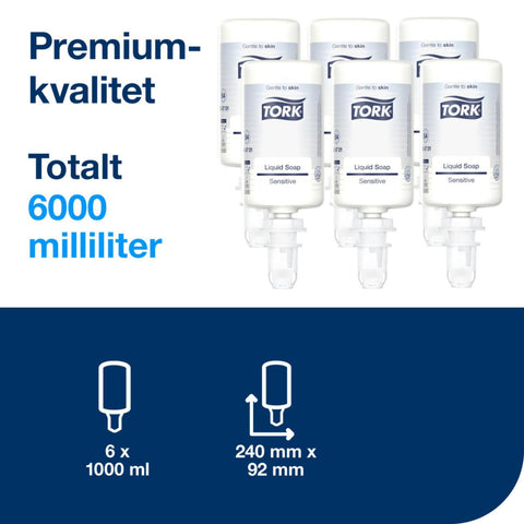 Såpe Flytende Tork Ekstra Mild S4