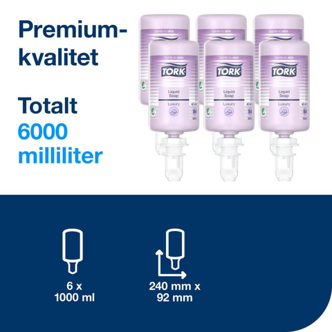 Såpe Flytende Tork Mild Luksus S4
