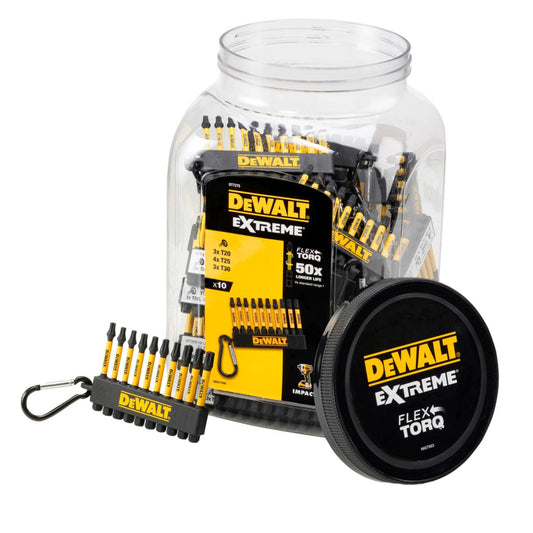 Bitssett DeWalt TX 57mm 10pk