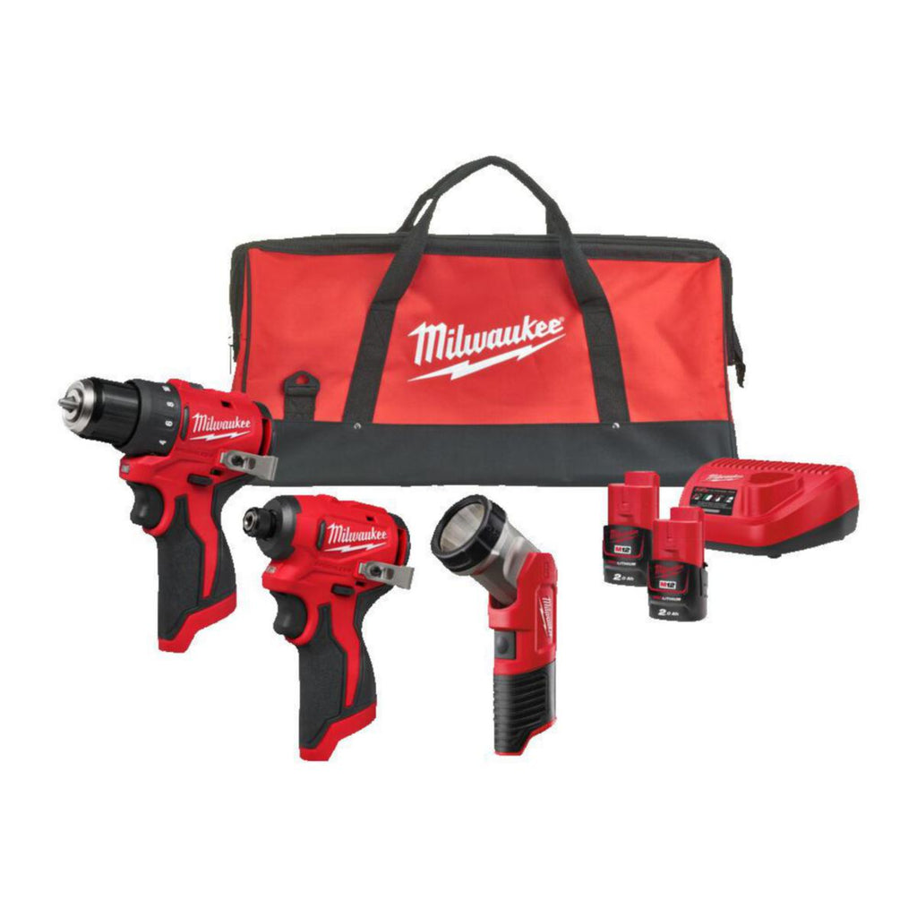 Kombipakke Milwaukee M12 BLPP3A-202B