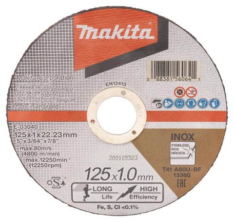 Kappeskive Makita stål E-03040-12