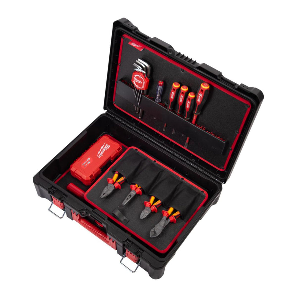 Elektrikersett Milwaukee Packout 62 deler