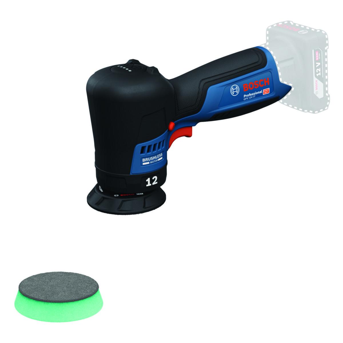 Polermaskin Bosch GPX 12V-77 fra Bosch