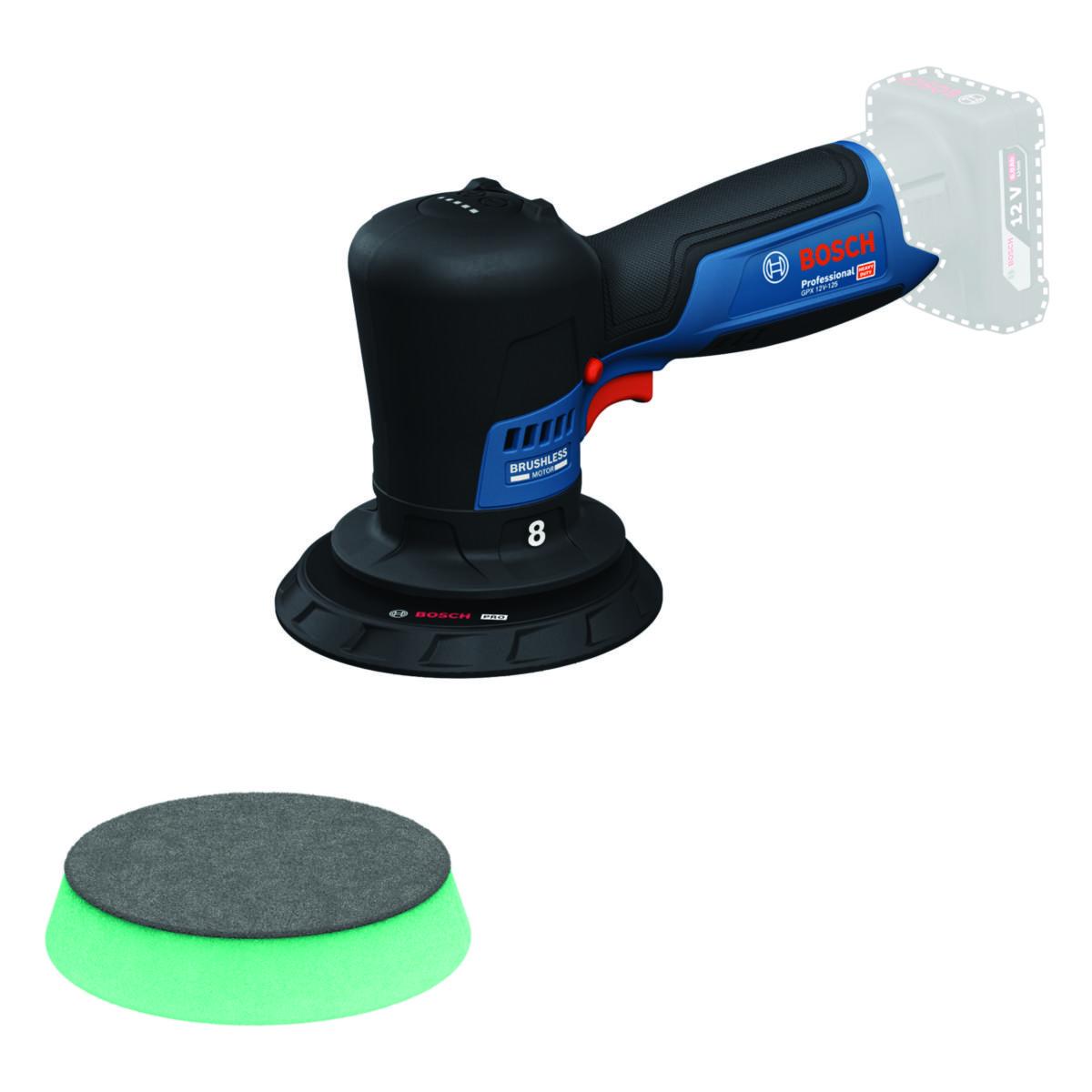 Polermaskin Bosch GPX 12V-125 fra Bosch