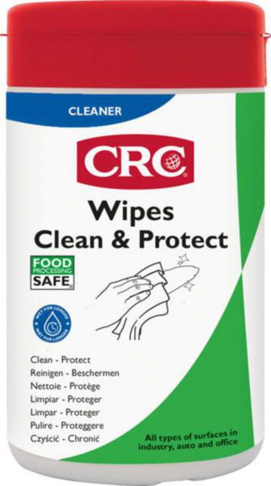 Rengjøringsservietter CRC Wipes Clean & Protect