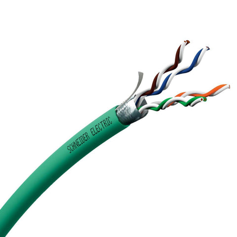 Datakabel Schneider Actassi kat.6/6A S/FUTP 500 grønn - Schneider Electric