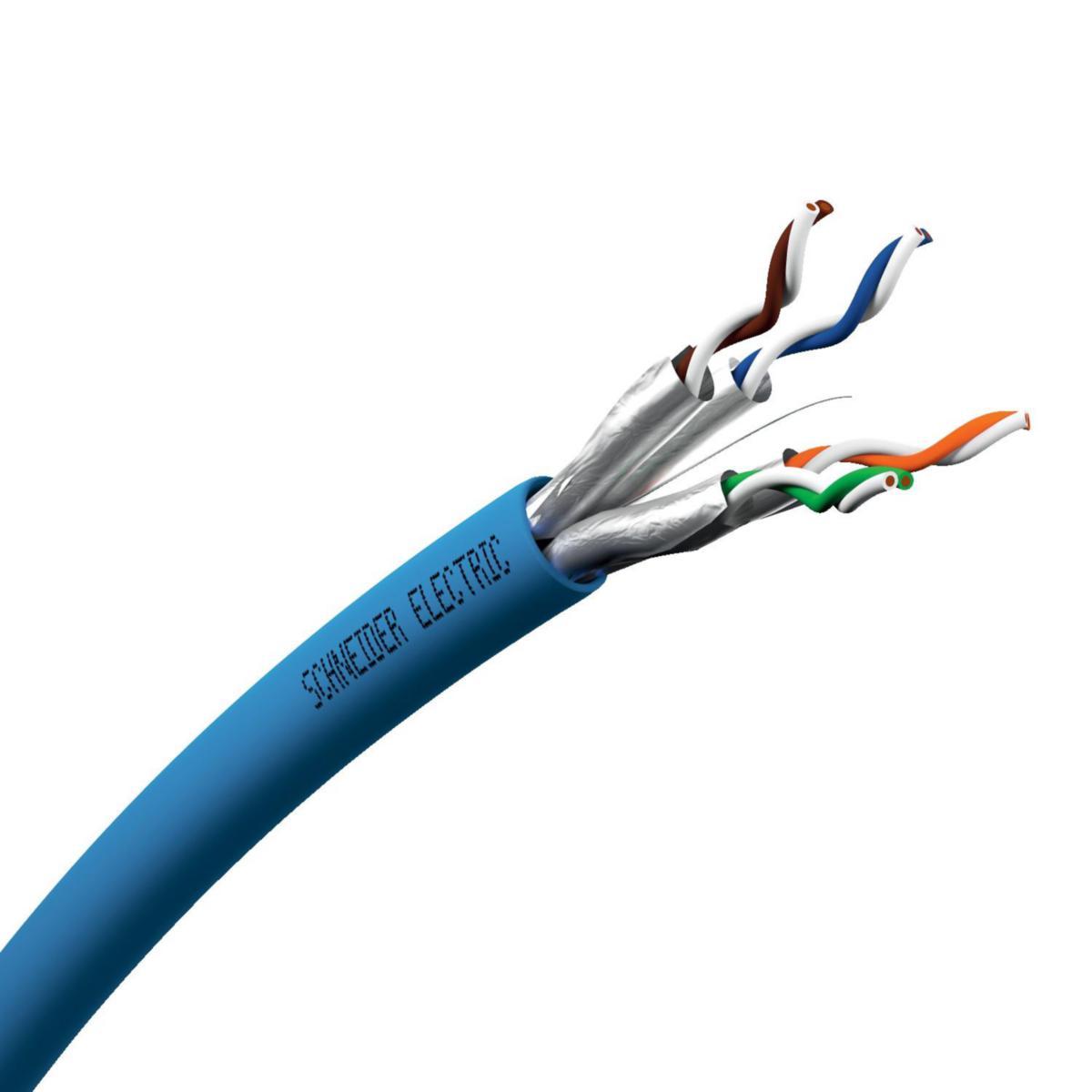 Datakabel Schneider Actassi kat.6/6A UFTP dca blå - Schneider Electric