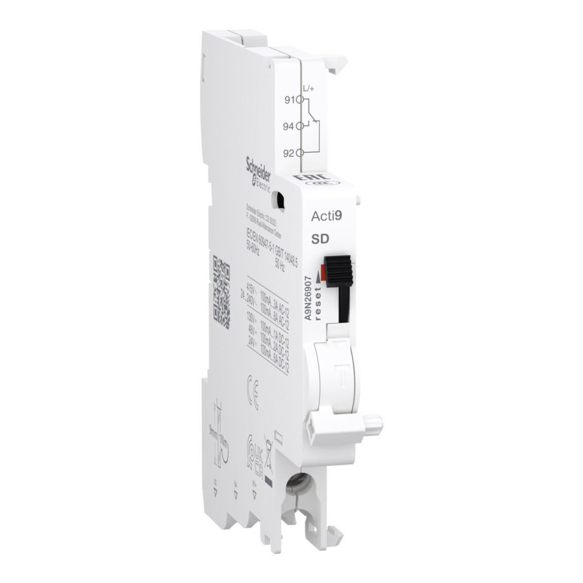 Acti9 feilsignalkontakt - 1 vekselkontakt - standard - for C60 og C120 - Schneider Electric