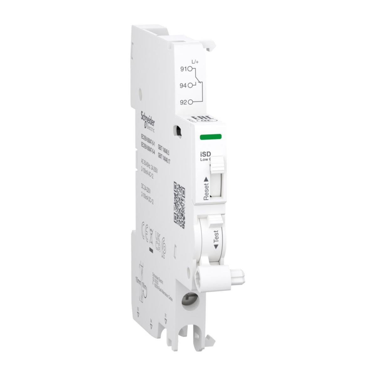 Acti9 feilsignalkontakt - 1 vekselkontakt - lavstrøm - ikke for dobbelklemme - Schneider Electric