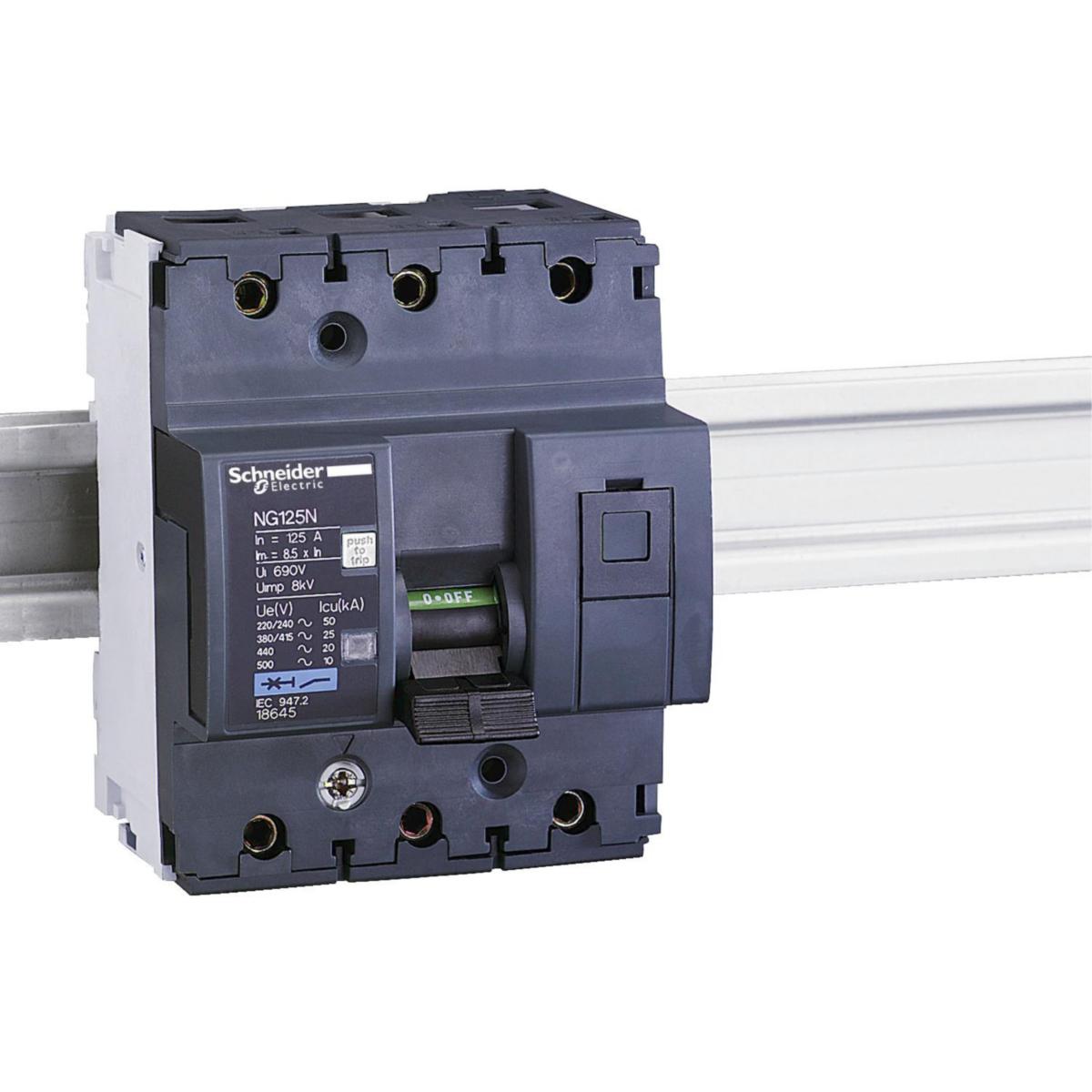 Modulære effektbrytere Schneider NG125N/C - 10