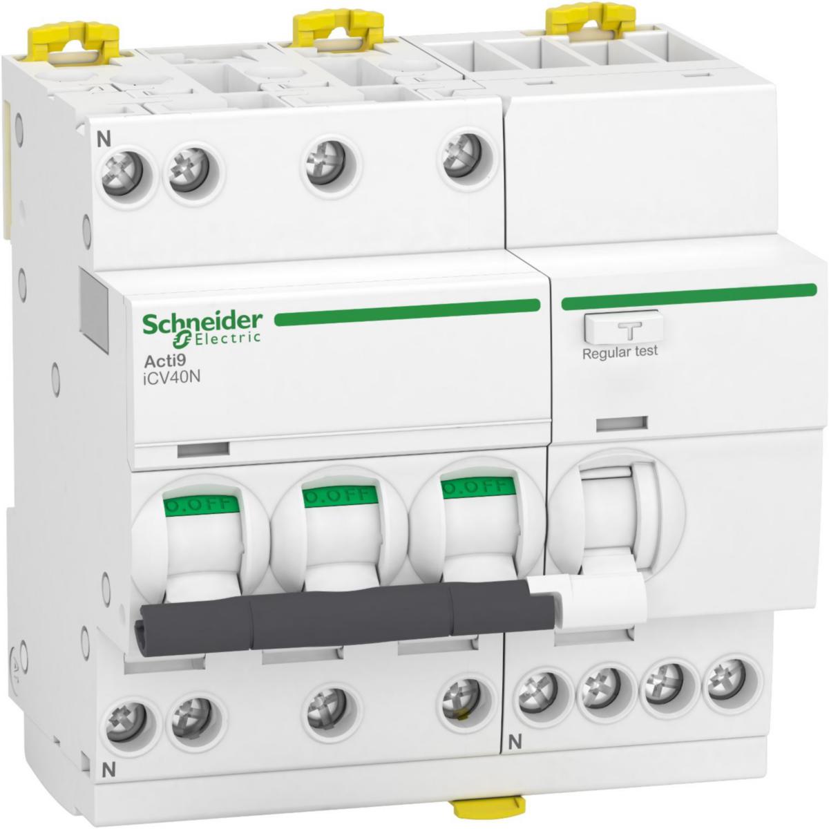 Jordfeilautomat iCV40N RCBO 3PN C SI - 10