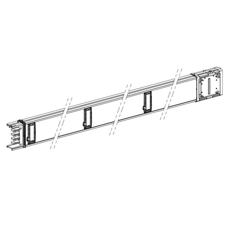 Kanalskinner for distribusjon 3m, Schneider