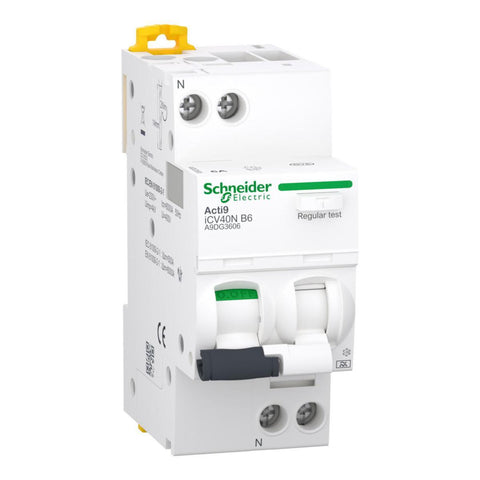 Jordfeilautomat iCV40N RCBO 1PN B - 6