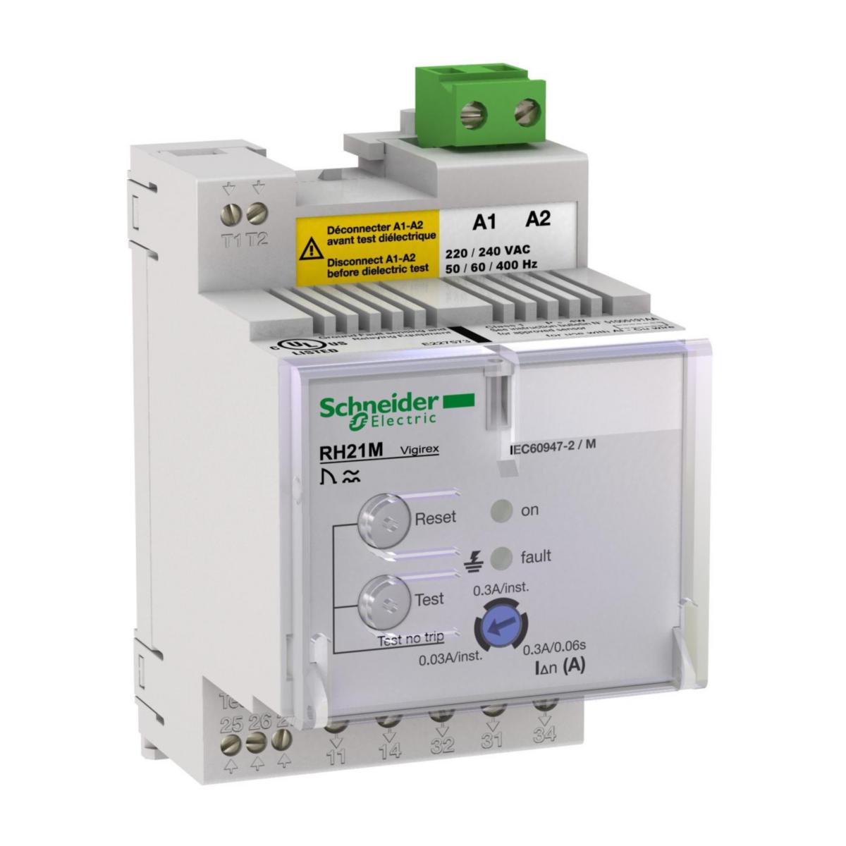 Jordfeilrelé Schneider Vigirex - 220-240