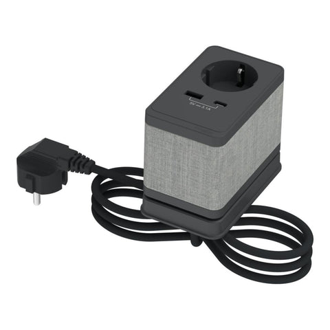 Bordenhet S - 1 enkel stikkontakt med USB A og C - Schneider Electric
