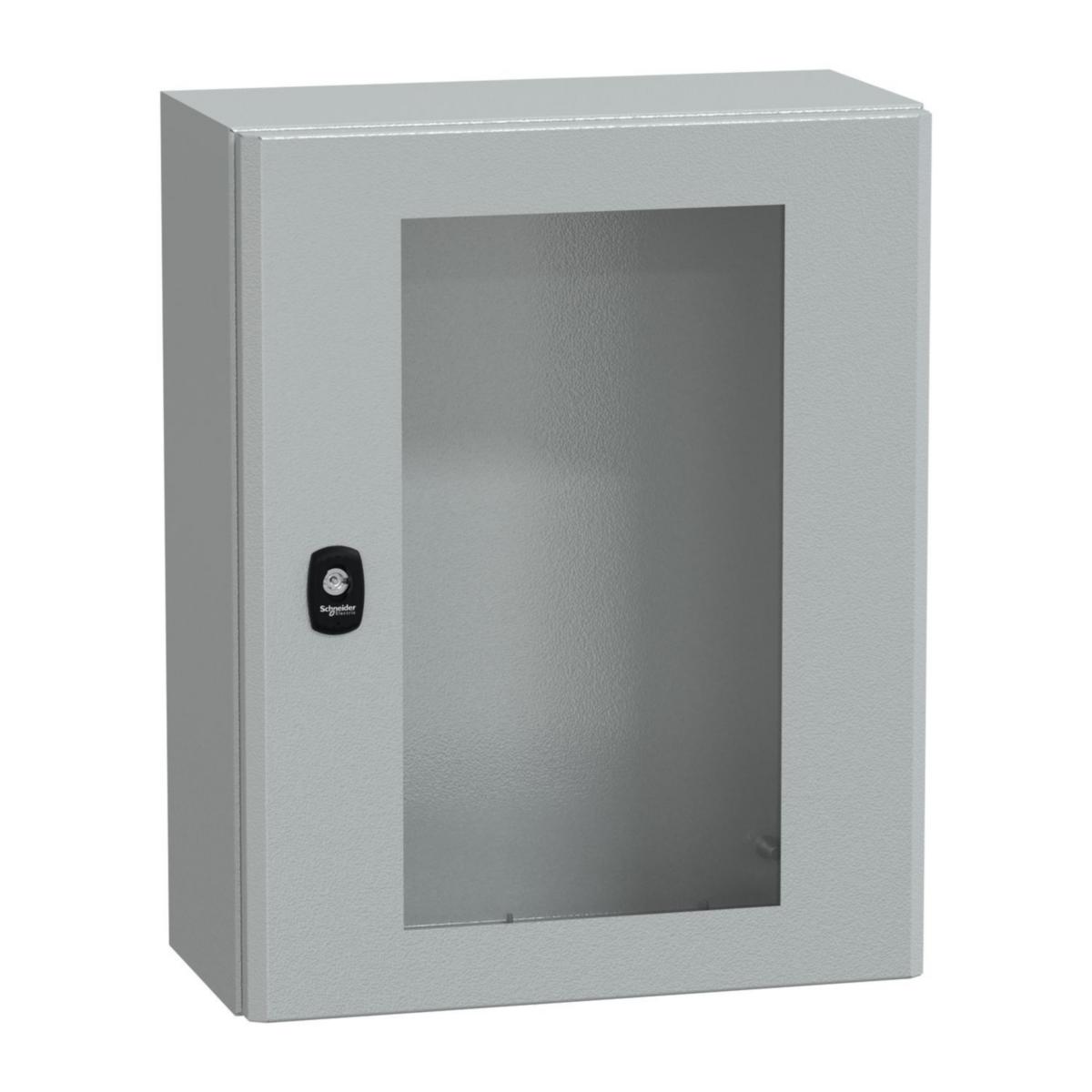 Veggskap S3D Schneider Spasial med vindu - Schneider Electric