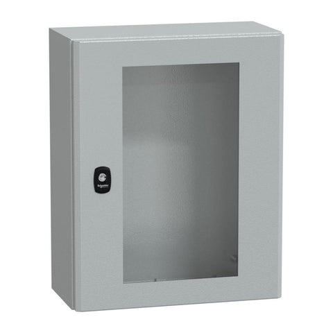 Veggskap S3D Schneider Spasial med vindu - Schneider Electric