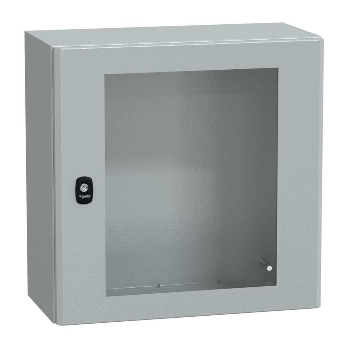 Veggskap S3D Schneider Spasial med vindu - Schneider Electric
