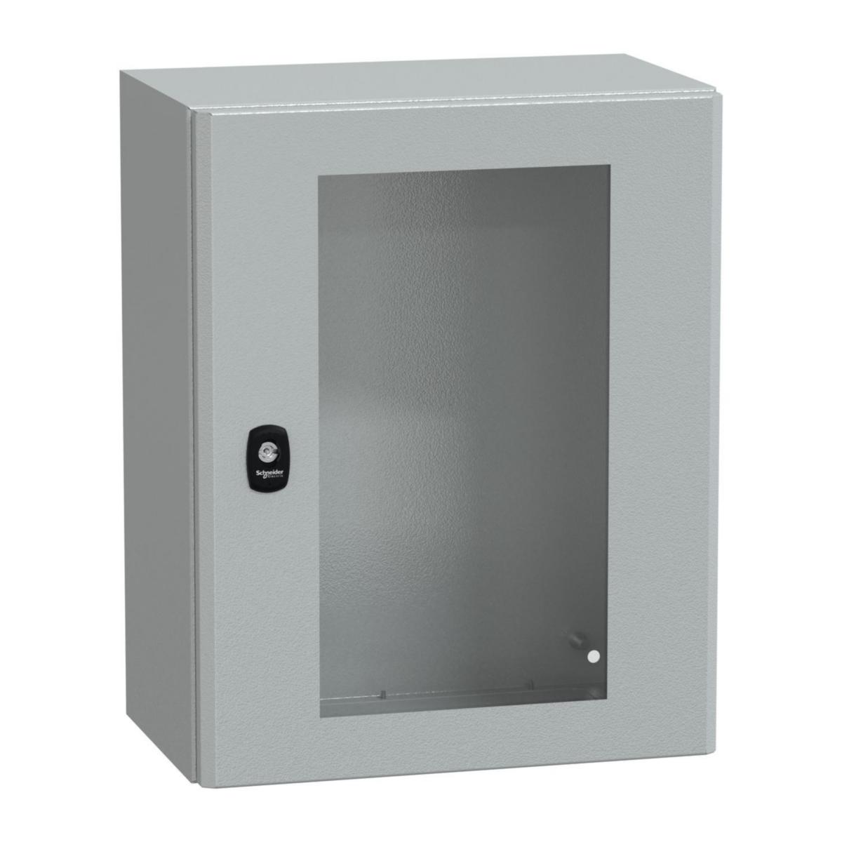 Veggskap S3D Schneider Spasial med vindu - Schneider Electric
