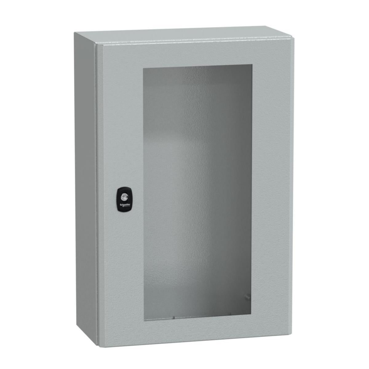 Veggskap S3D Schneider Spasial med vindu - Schneider Electric