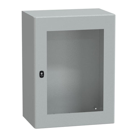 Veggskap S3D Schneider Spasial med vindu - Schneider Electric