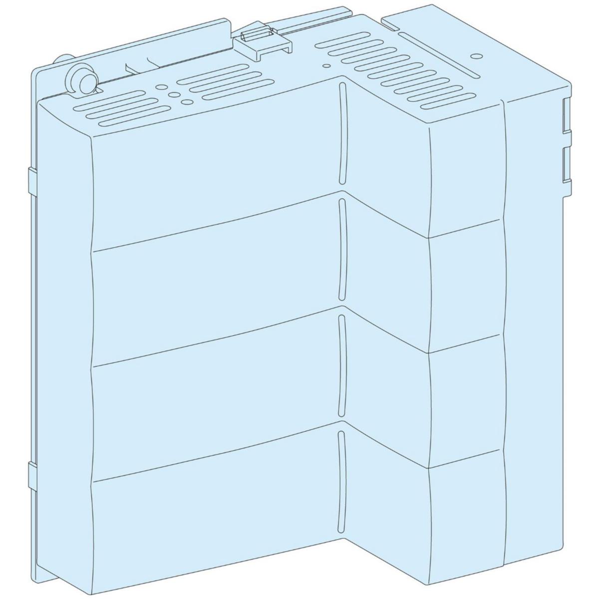 Tilkoplingsblokk Schneider NS/INS400 Powerclip