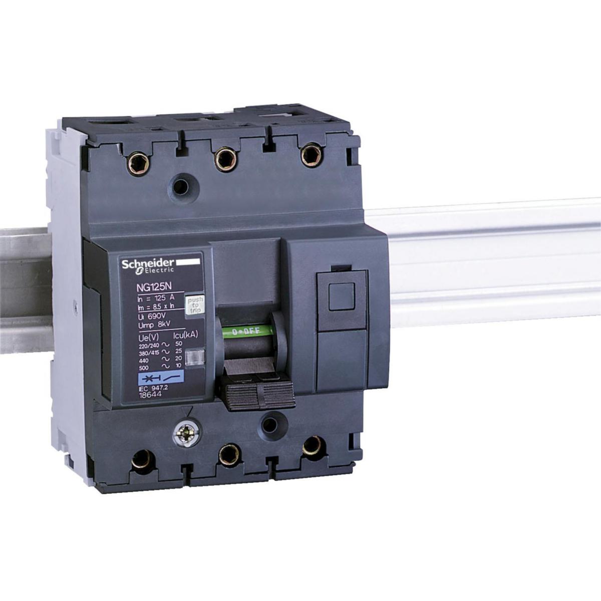 Modulære effektbrytere Schneider NG125N/C - 10