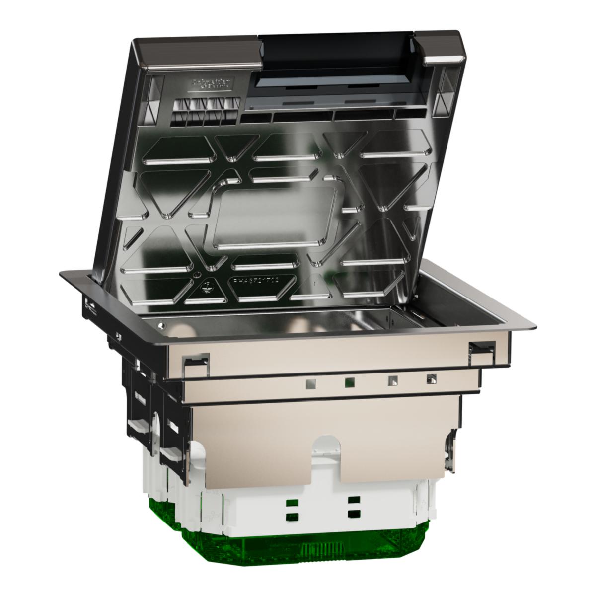 Gulvboks Unica System+ metall - Schneider Electric