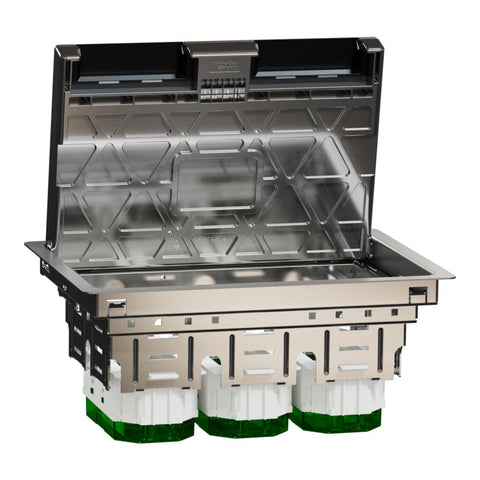 Gulvboks Unica System+ metall - Schneider Electric