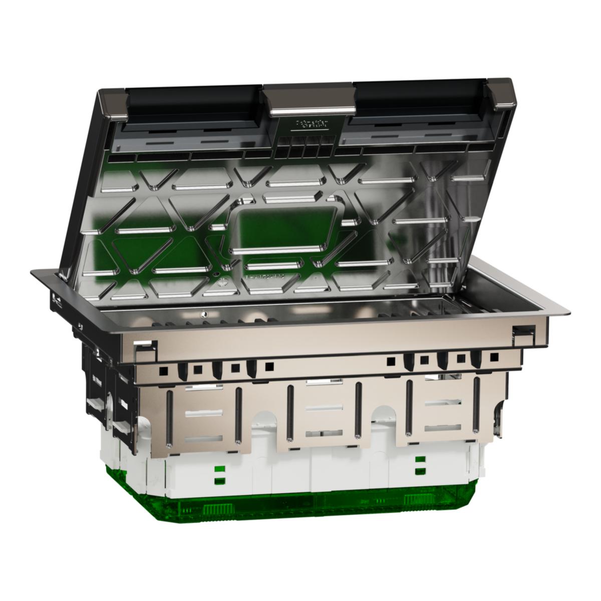 Gulvboks Unica System+ metall - Schneider Electric
