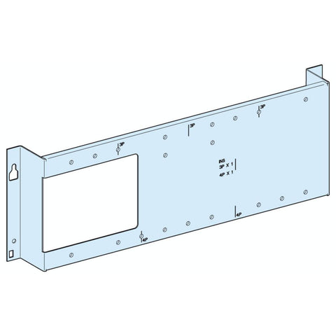 Montasjeplate Schneider NSX250 vertikal fast/kipp - Schneider Electric