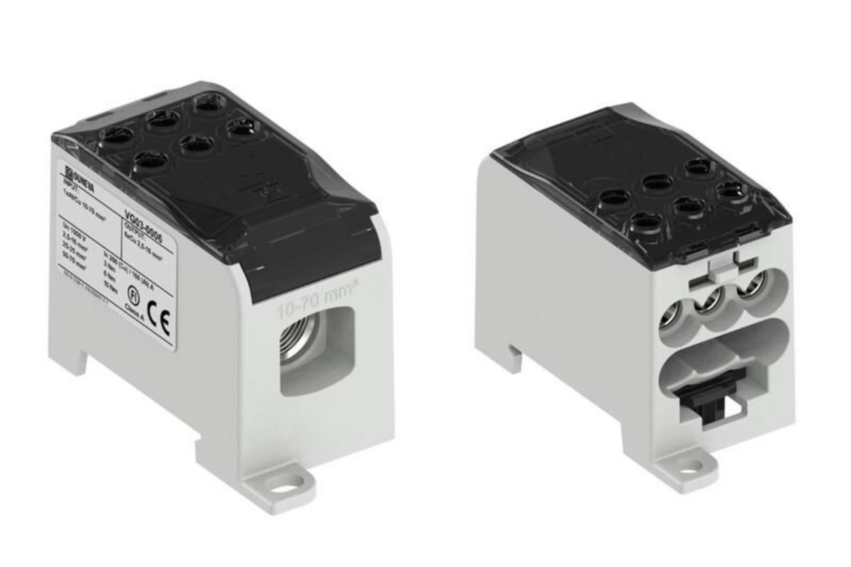 Distribusjonsblokk Ouneva 6x16mm² Umbrako