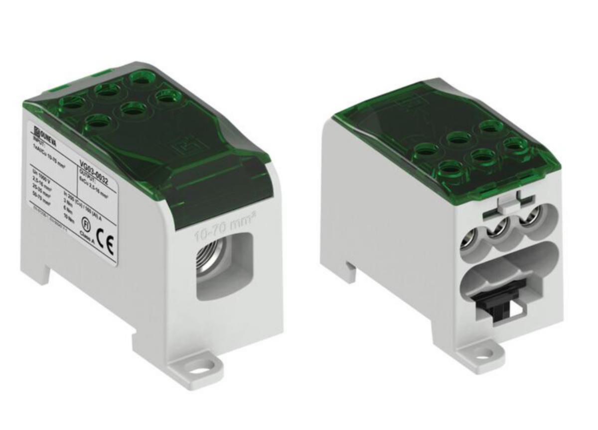 Distribusjonsblokk Ouneva 6x16mm² Umbrako