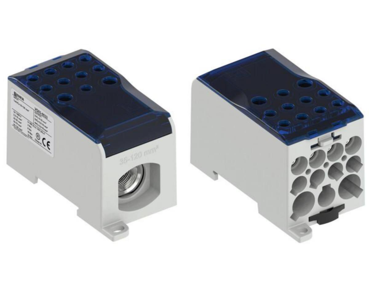 Distribusjonsblokk Ouneva 250A/280A  OJL-connector 280 / 120 mm²