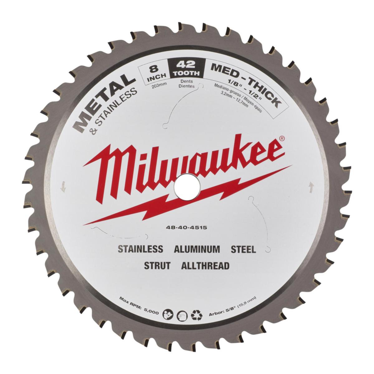 Sirkelsagblad Milwaukee Metall