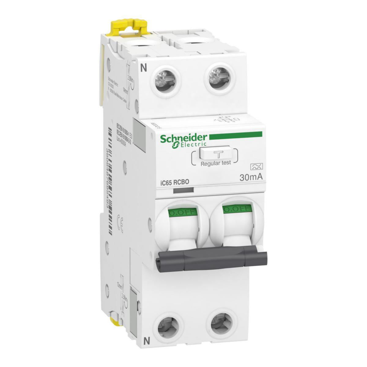 Jordfeilautomat Acti9 iC65 RCBO 2P C - 10