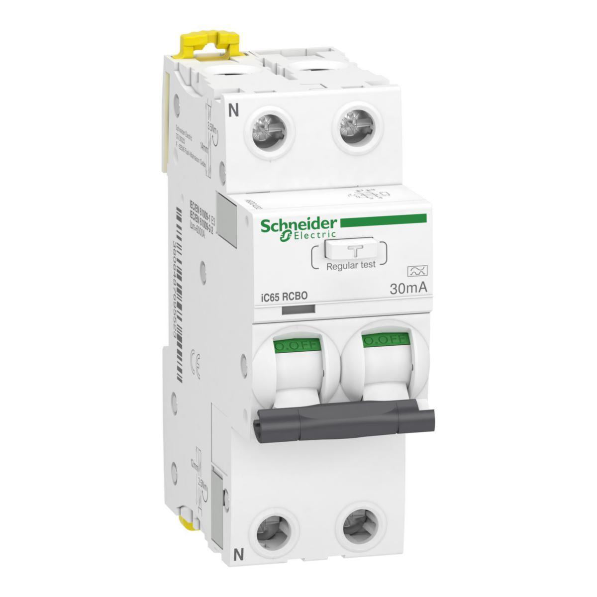 Jordfeilautomat Acti9 iC65 RCBO 2P C - 10