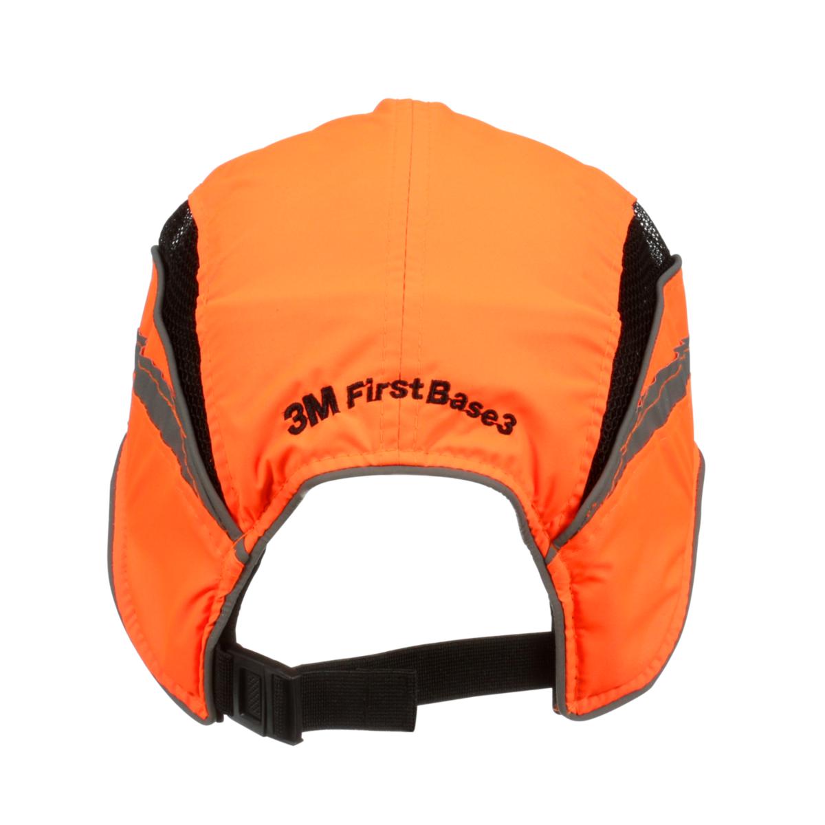 Skallecap 3M™ First Base 3 Classic HiVis 70mm oransje
