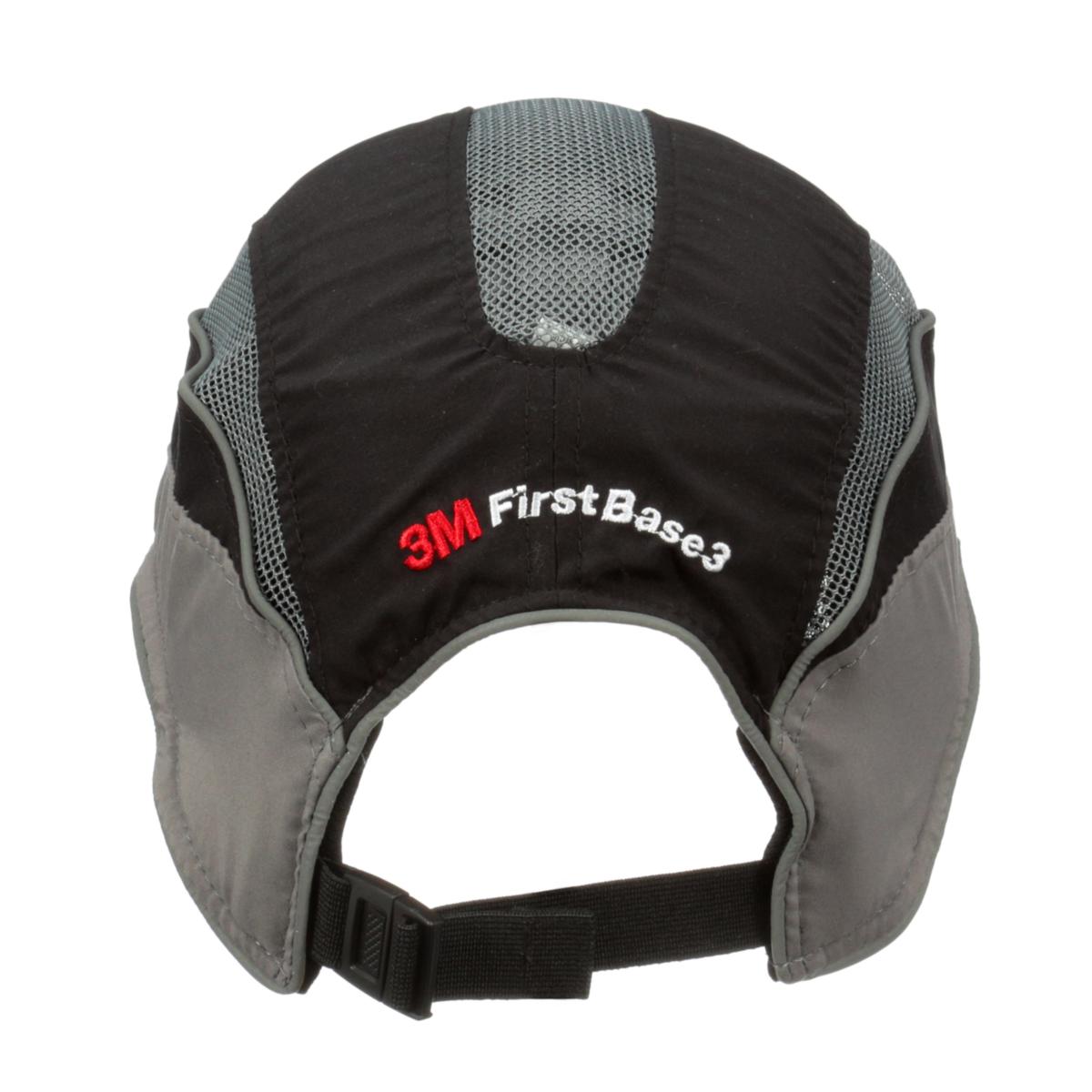 Skallecap 3M™ First Base 3Elite 70mm svart/grå+D126