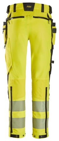 Håndverksbukse Snickers 6930 HiVis kl.2