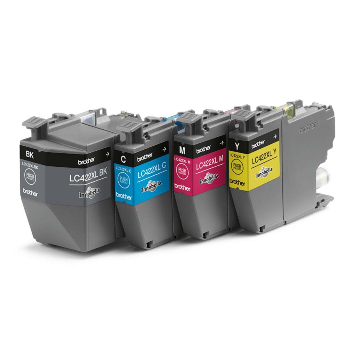 Blekk LC422XL  Brother BCMY 4PK