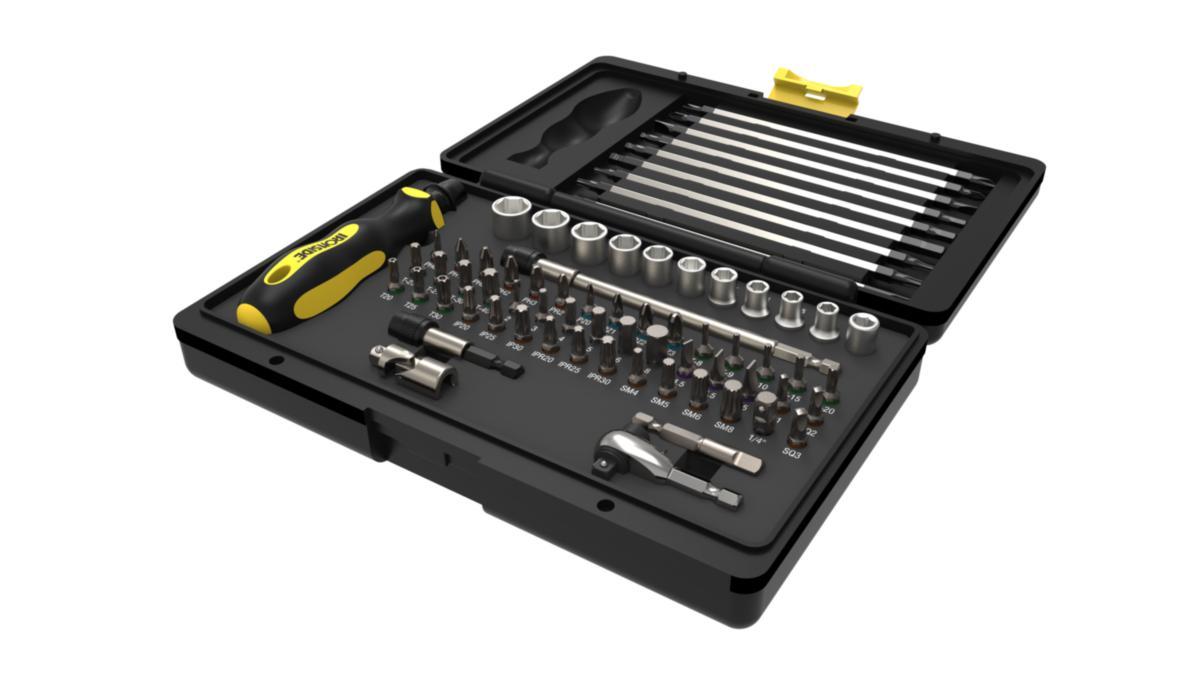 Bits- og pipesett 71 deler Ironside